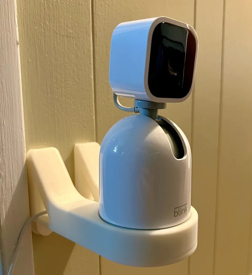 Blink Mini Pan Tilt Camera Wall Mount - Secure and Versatile Plastic Mount