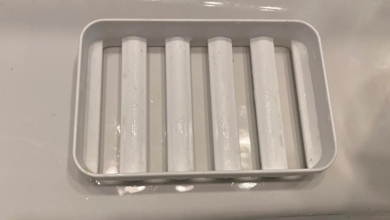Bathroom Soap Dish Plastic Holder Shower - Bar Soap Holder for Shower UK - White
