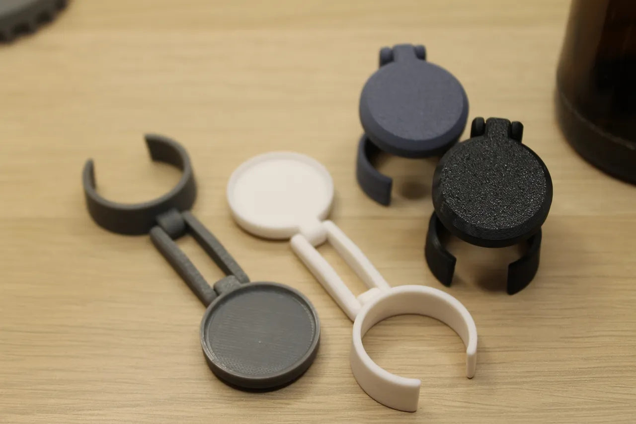 Hinged lid 3 PCS for beer bottle - Plastic Caps for Bottle