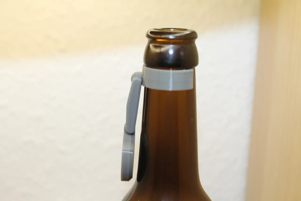 Hinged lid 3 PCS for beer bottle - Plastic Caps for Bottle
