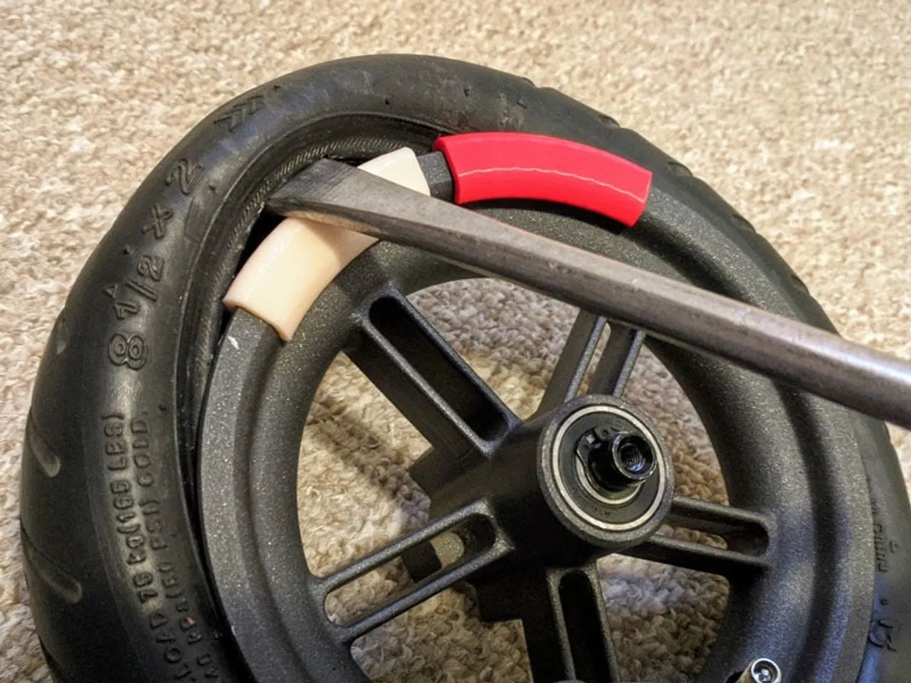 2 Pcs Rim Protector for Xiaomi M365 & Pro Scooter – Wheel Hub Saver for Tire Changing