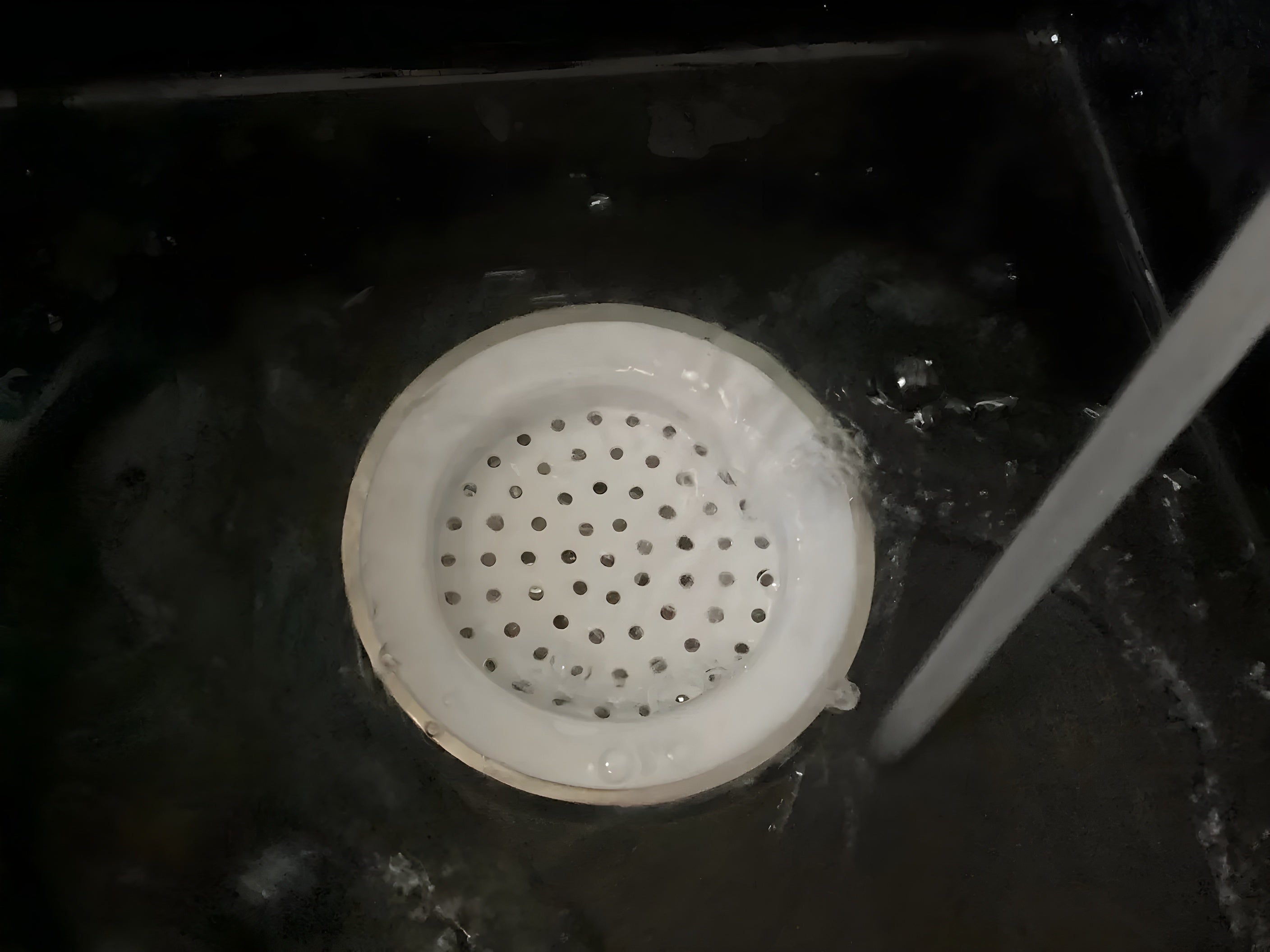 2 PCS Sink Drain Strainer, Plastic Kitchen Sink Filter Hair Drain Catchers Sink Strainers