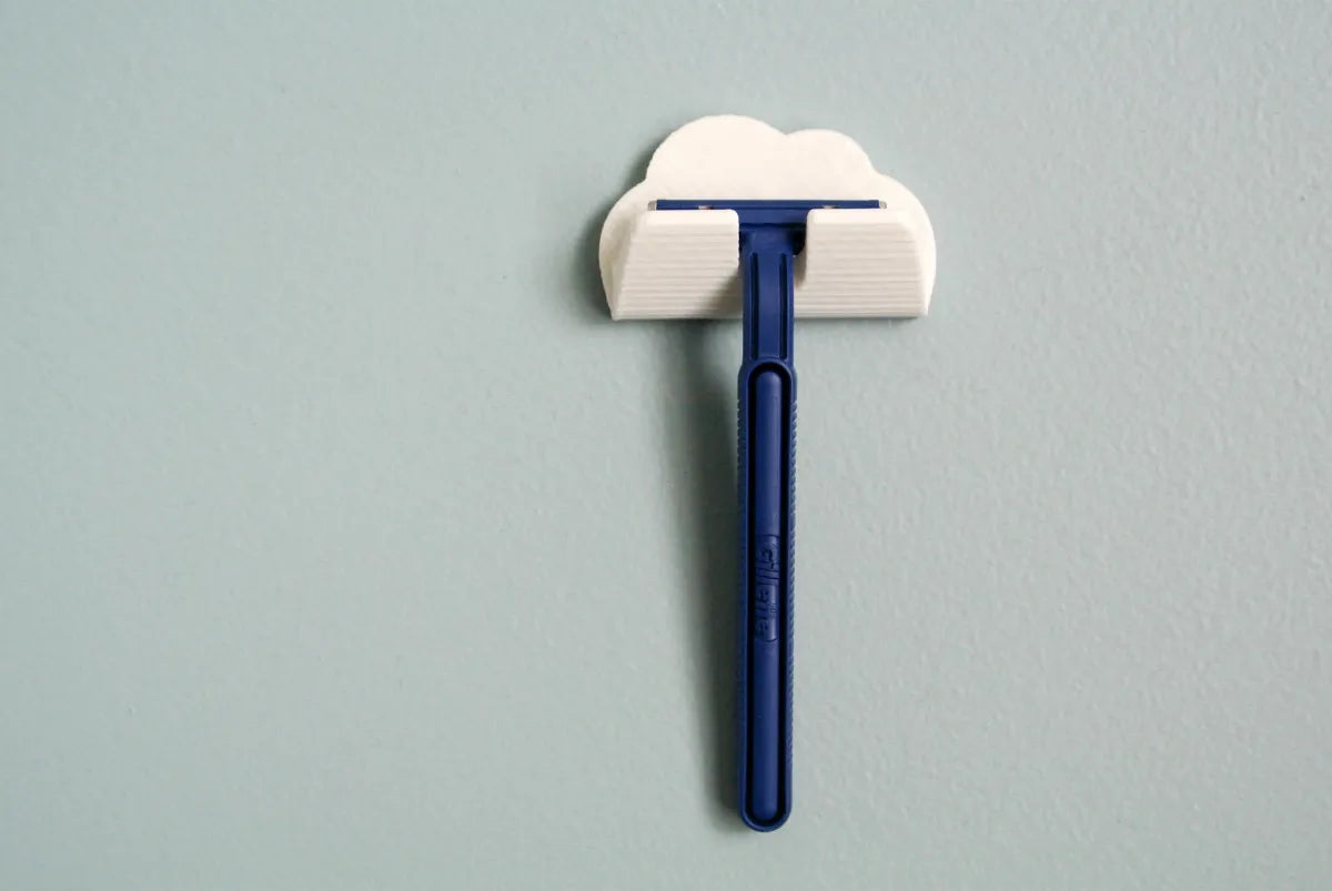 2 PCS Razor Holder for Shower, Self-Adhesive , Coat Hooks, Towel Holder