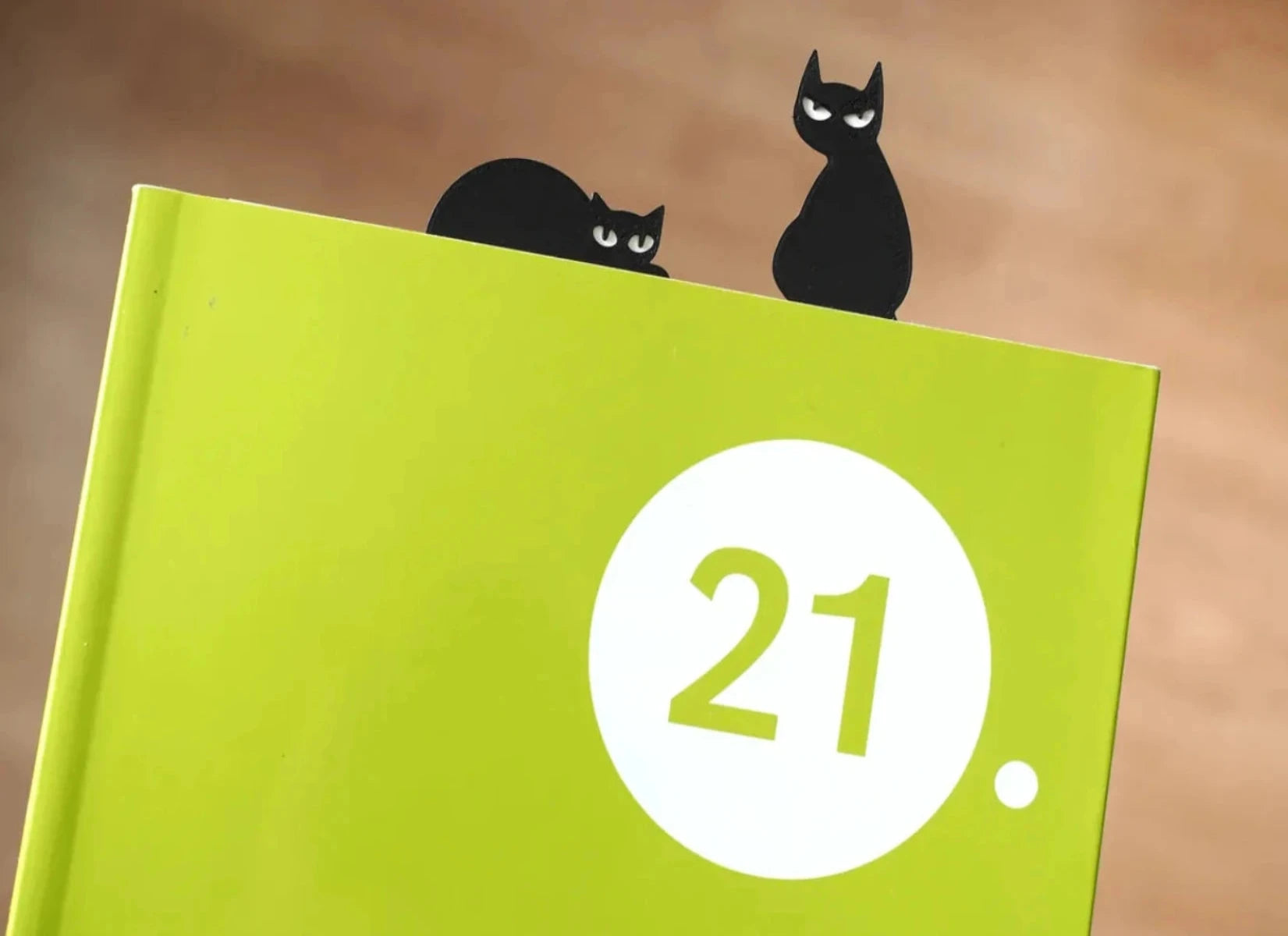 Cat Bookmark, 5 Pieces Assorted Cute Book Marks Clip Set, Cat Bookmark