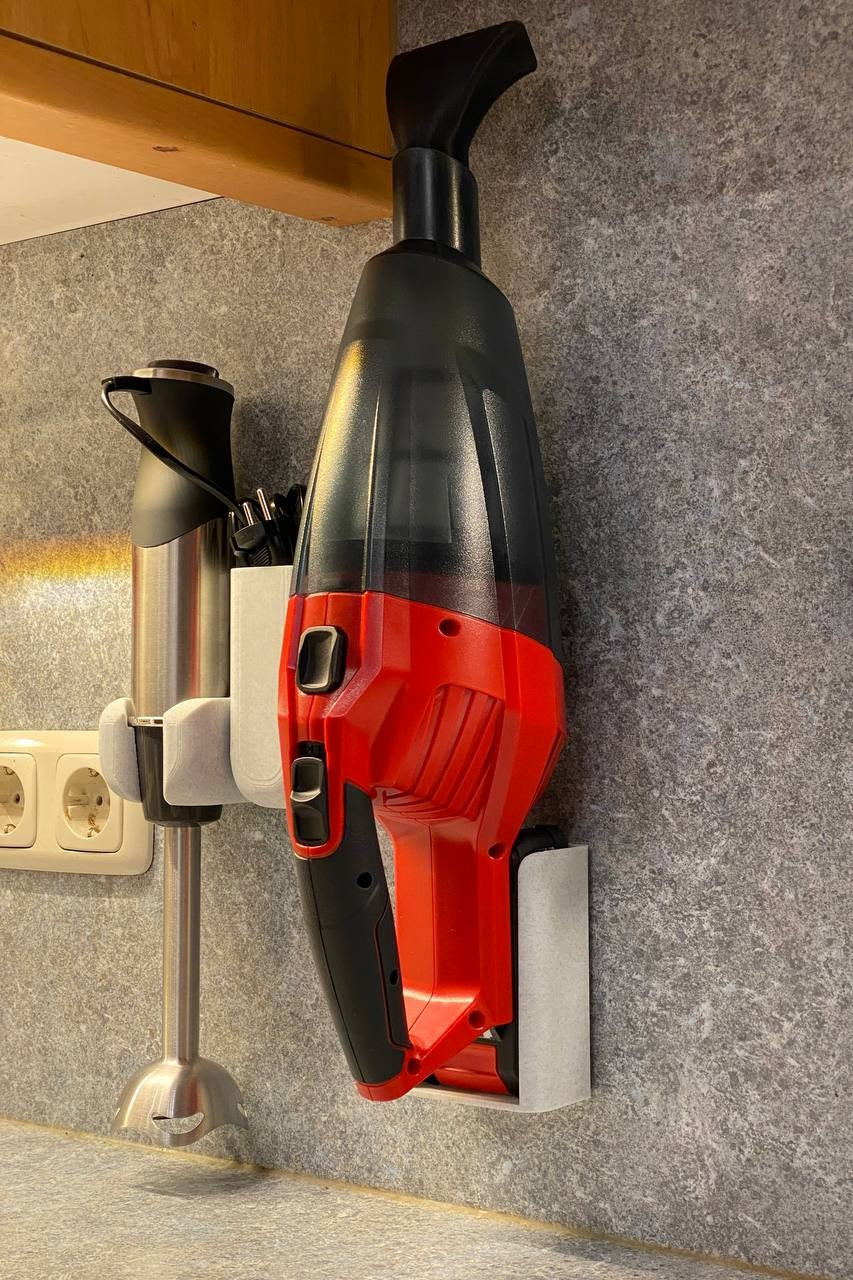 Wall Mount for Einhell TE-VC 18 Cordless Vacuum – Compatible with 2Ah & 2.5Ah