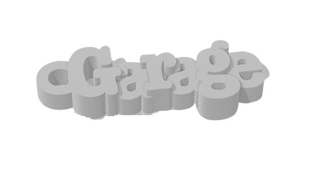 Household Word Keychains - Plastic Keychain Set for Front Door, Back Door, Garage