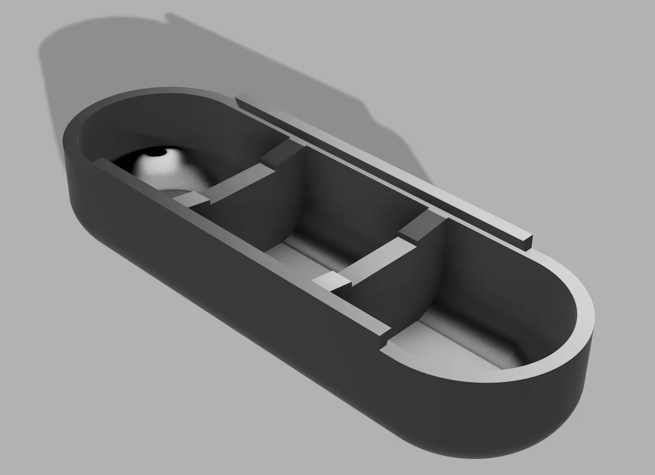 Pill Box for 3 pills a day, Travel Friendly Daily Pill Containers