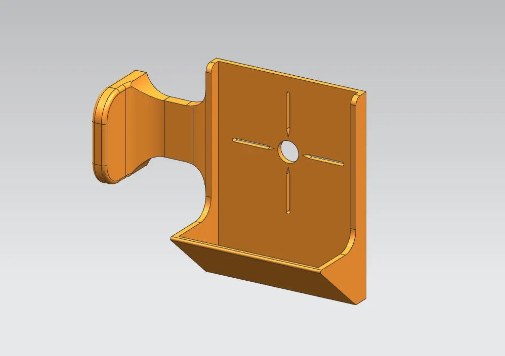 Dust catcher with handle for better grip while drilling on wall