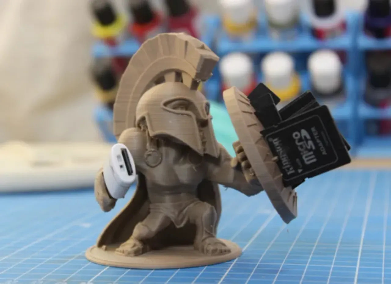 Spartan Shield SD Card Holder: Secure & Stylish Memory Card Storage