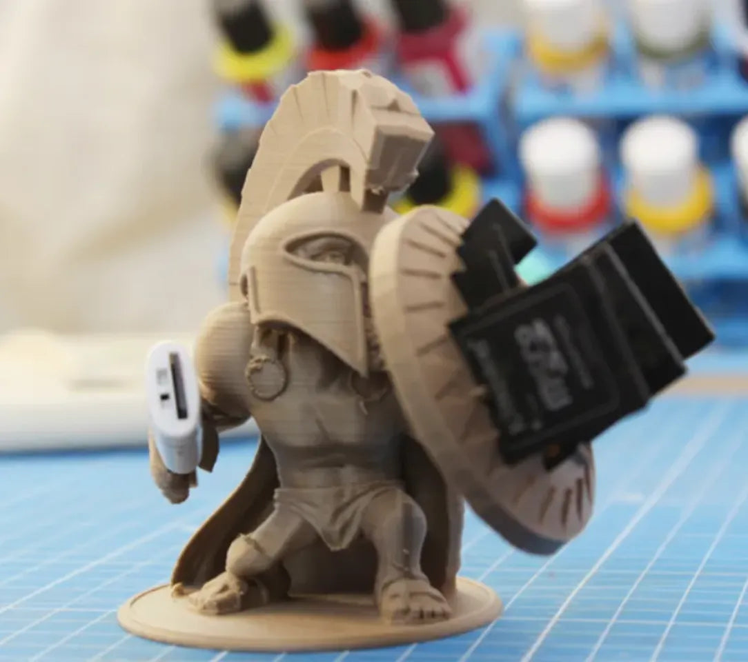 Spartan Shield SD Card Holder: Secure & Stylish Memory Card Storage