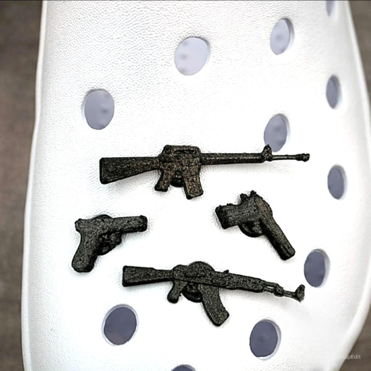 Gun Arsenal Shoe Charms for Crocs - Unique and Bold Accessories for Your Crocs