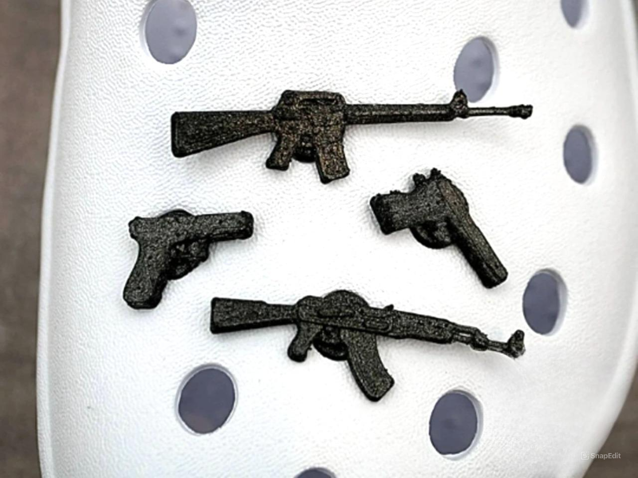 Gun Arsenal Shoe Charms for Crocs - Unique and Bold Accessories for Your Crocs