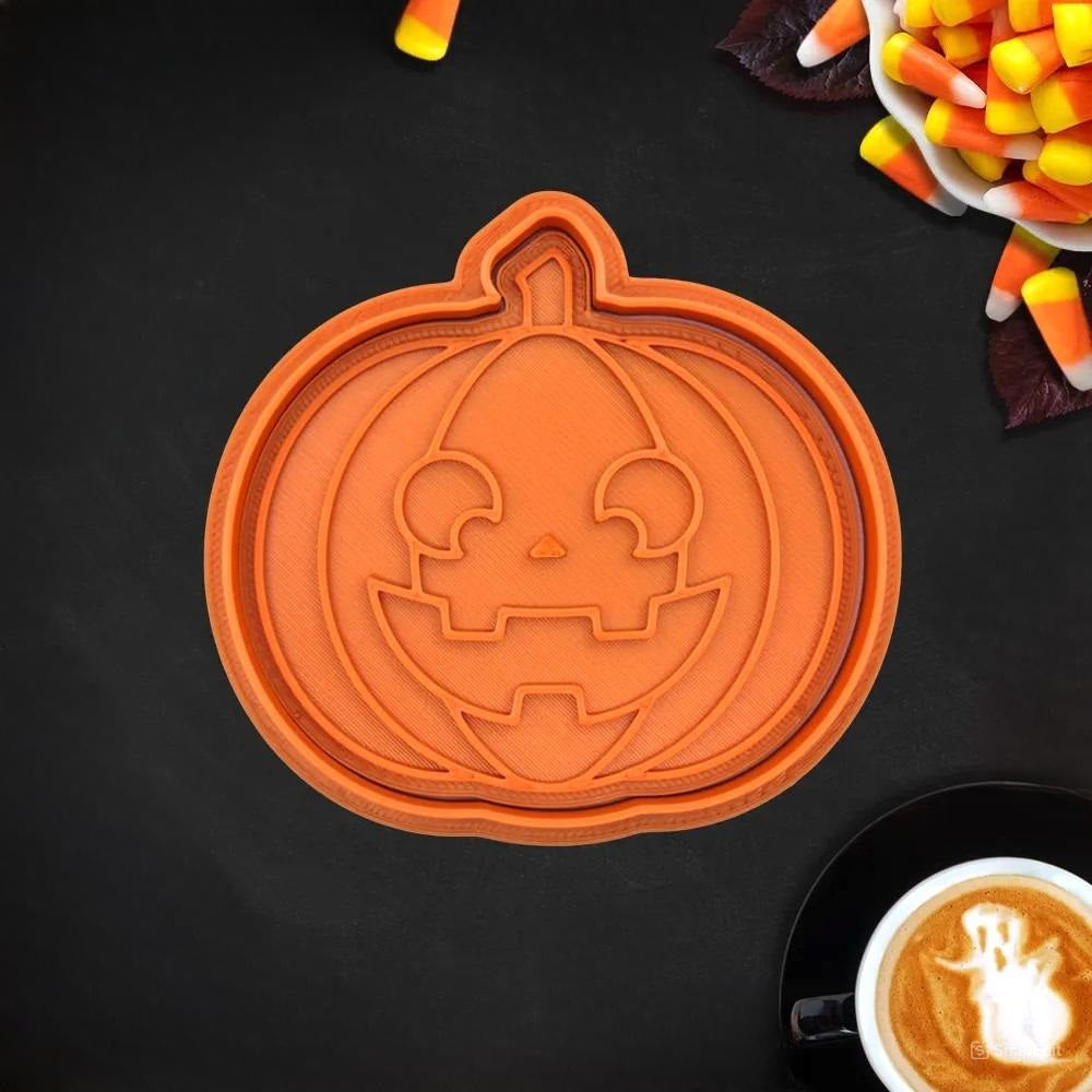 Halloween Big Pumpkin Cute Cookie Cutter - Enjoy Your Fall with This Cookie