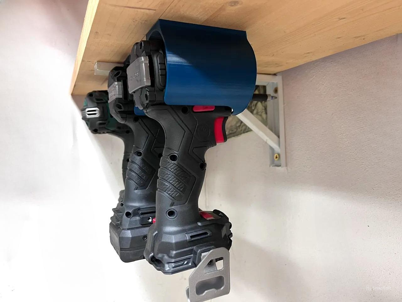 Drill Machine Tools Holder -Plastic Organizer for Cordless Drills and Accessory