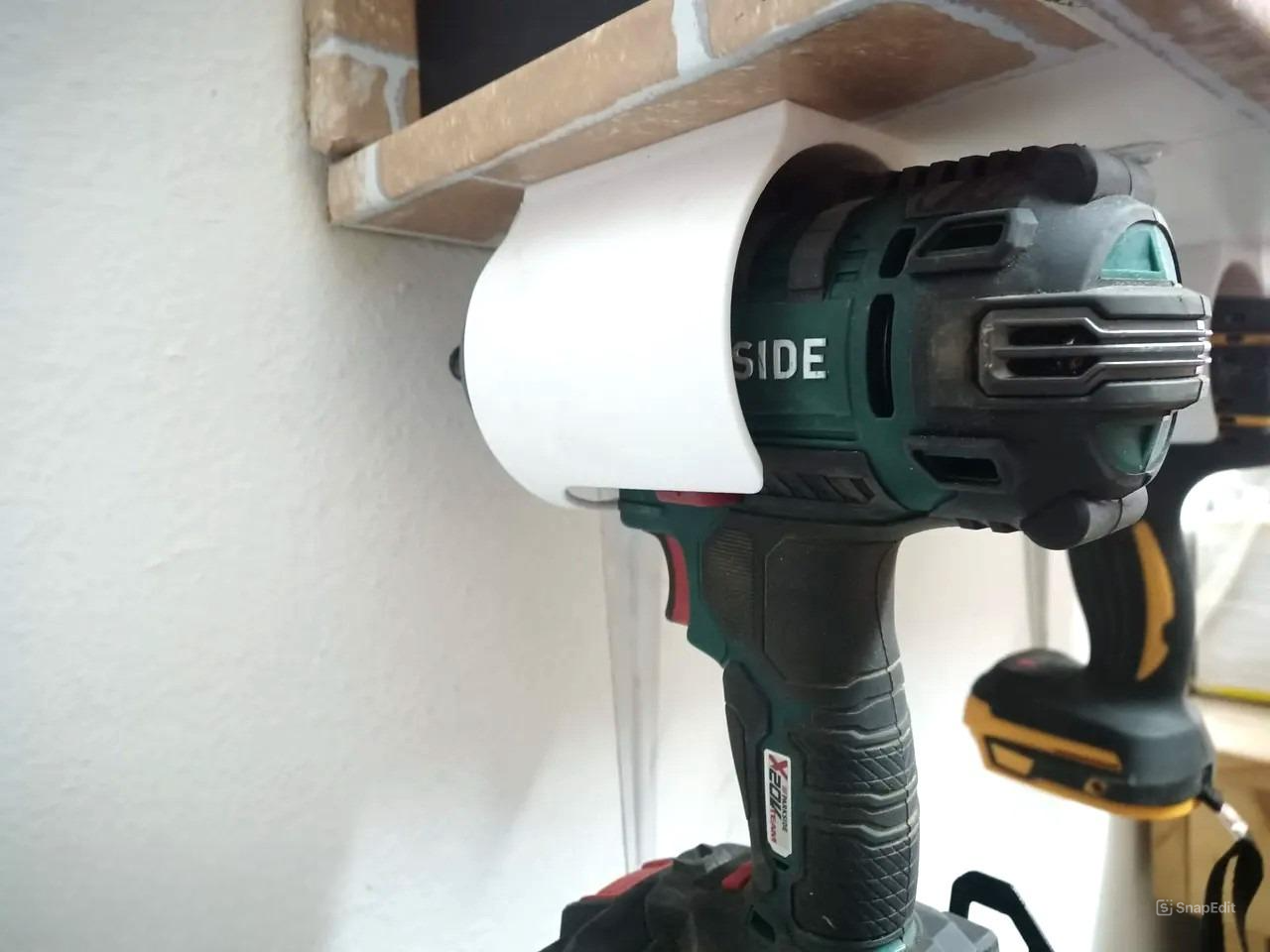 Drill Machine Tools Holder -Plastic Organizer for Cordless Drills and Accessory