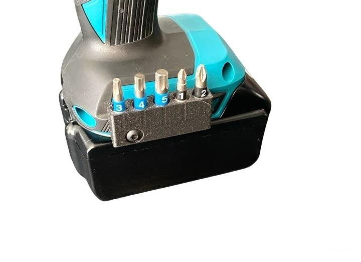 Driver Bit Holder - Compact and Durable Plastic Bit Organizer for Power Tools