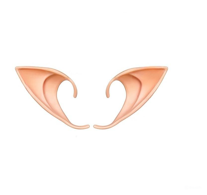 2 Pairs Elf Ears - Plastic Pointed Ears for Vampire, Fairy, or Halloween Costume