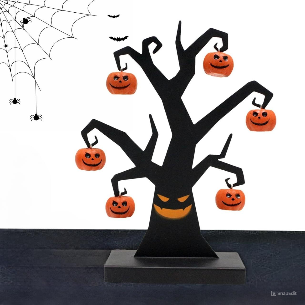 Halloween Plastic Decoration Spooky Tree Model - Halloween Decor Baum Tree