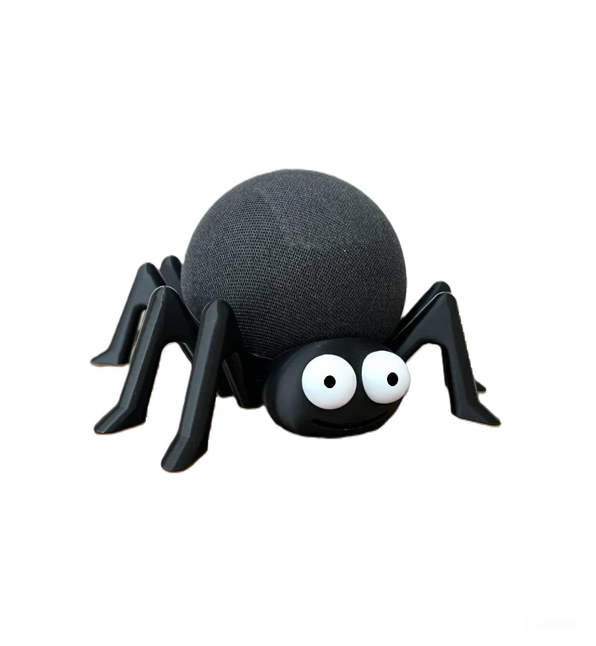 Spider Alexa Echo Dot Cover – Plastic | Perfect for Spooky Halloween Decor