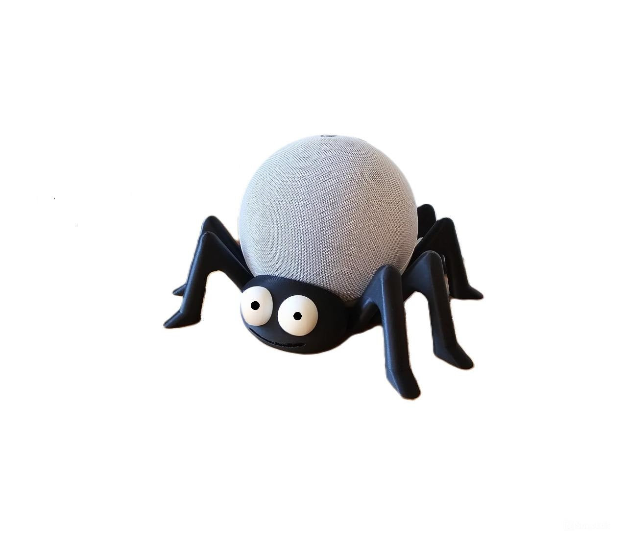 Spider Alexa Echo Dot Cover – Plastic | Perfect for Spooky Halloween Decor