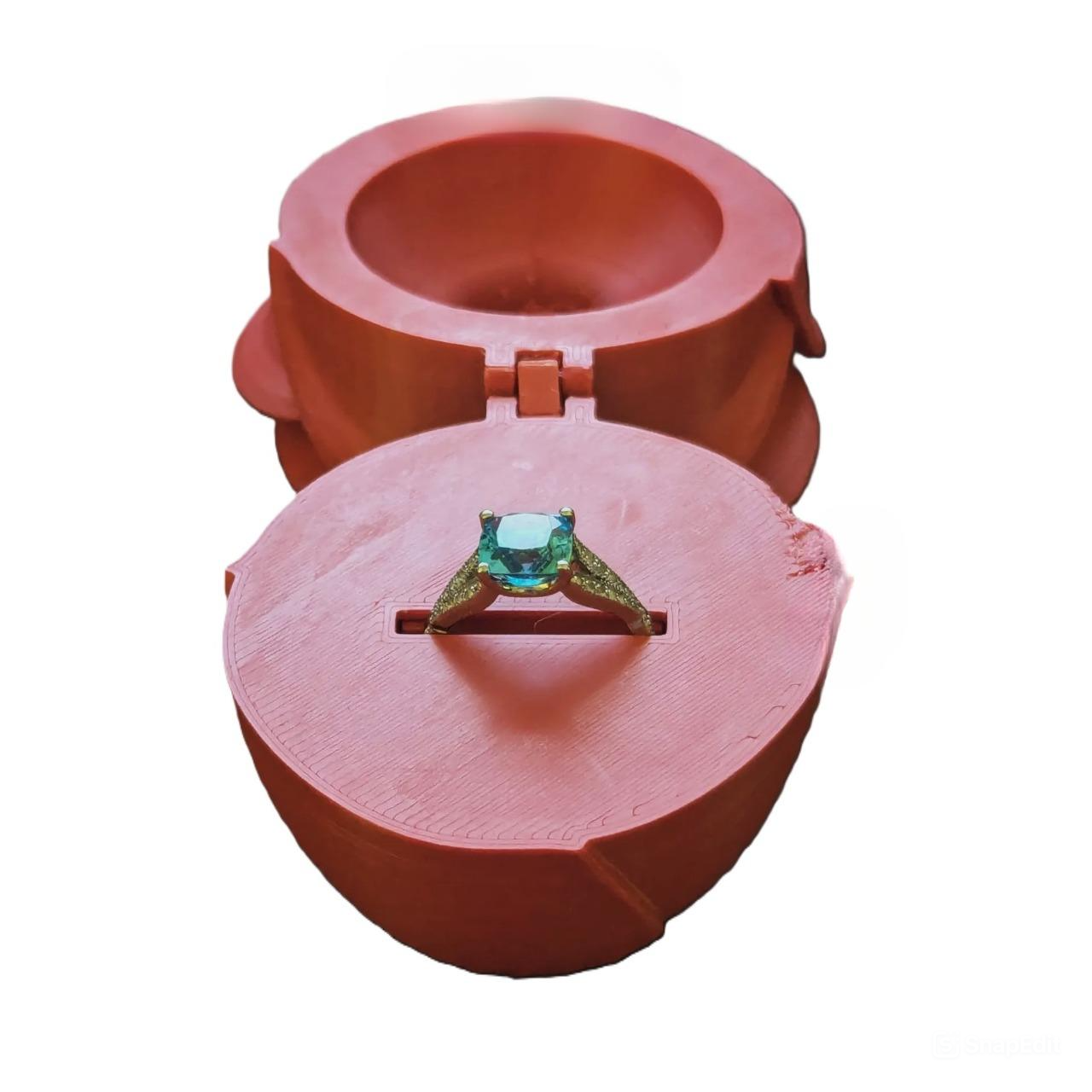Rose Ring Box for Valentine's Day - Plastic | Valentine's Day Special Ring Box