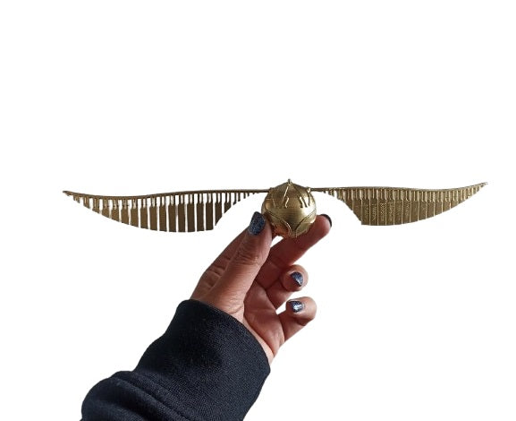 Snitch Golden Christmas Tree Ornaments – Plastic Festive Holiday Decor