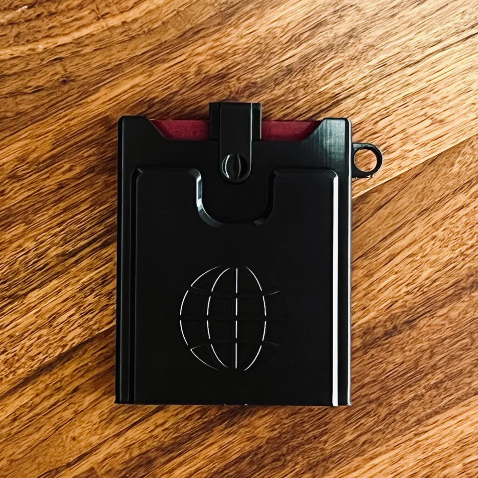 Travel Wallet Passport Holder-Passport Safe Holder with Lock-Light Weight -Black