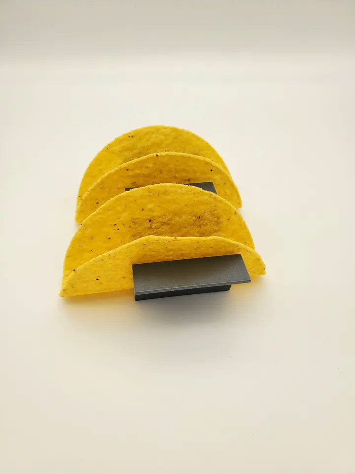 Triple Taco Holder - Durable Plastic Stand for Holding Up to 3 Tacos Upright and Secure
