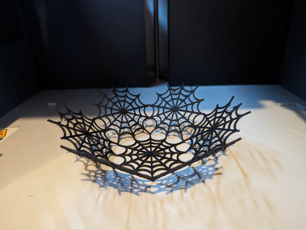 Spiderweb Delicacy Bowl - Elegant Bowl for Fall Season, Home Decor Bowl
