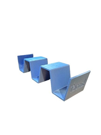 Triple Taco Holder - Durable Plastic Stand for Holding Up to 3 Tacos Upright and Secure