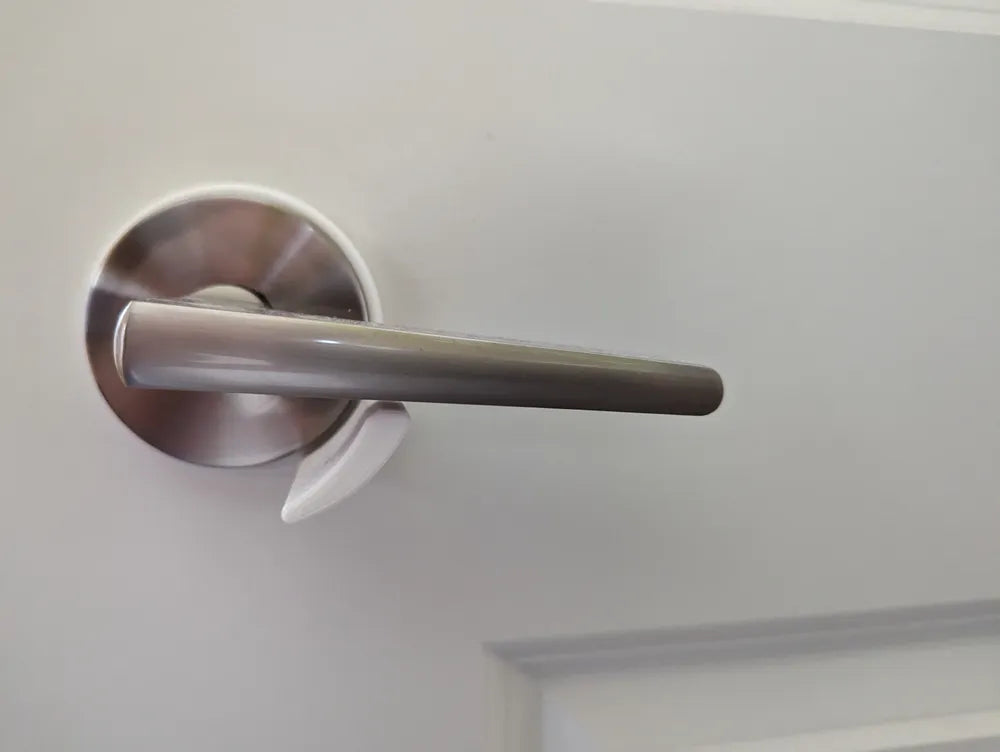 Child Lock for Lever Door Handles -Secure Childproofing Lock for Round Door Knob