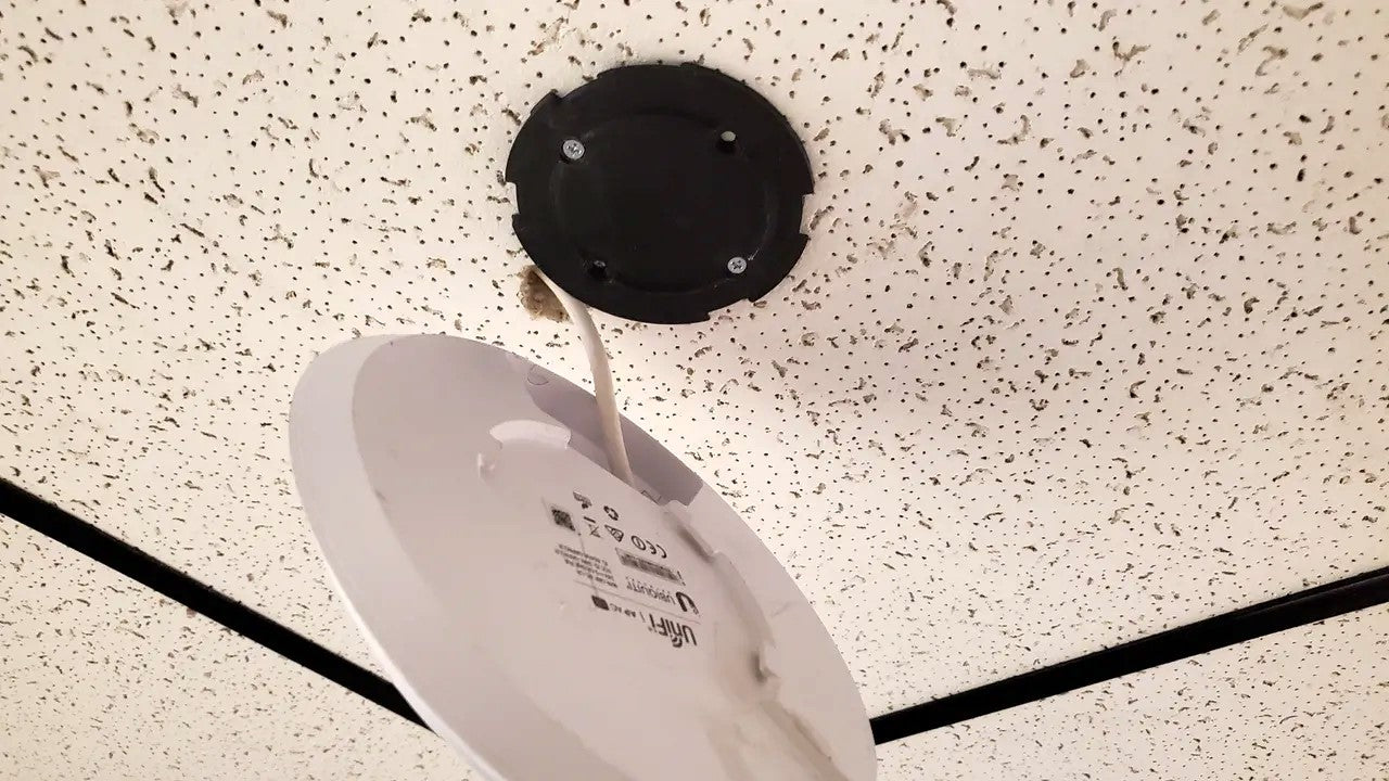 UniFi AP Mount for Roof Top - Durable Plastic Mount with Screw Holes for Secure