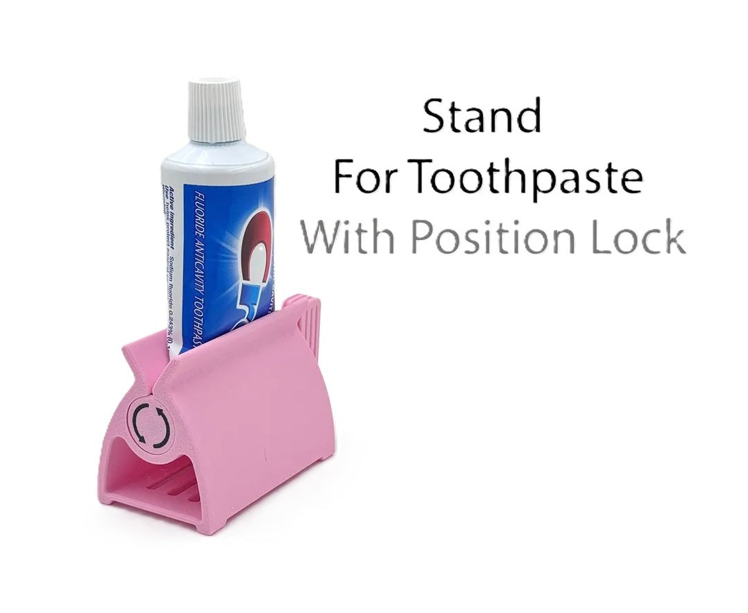 Toothpaste Squeezer – Easy Roller Tube Dispenser for Bathroom Use (Plastic)