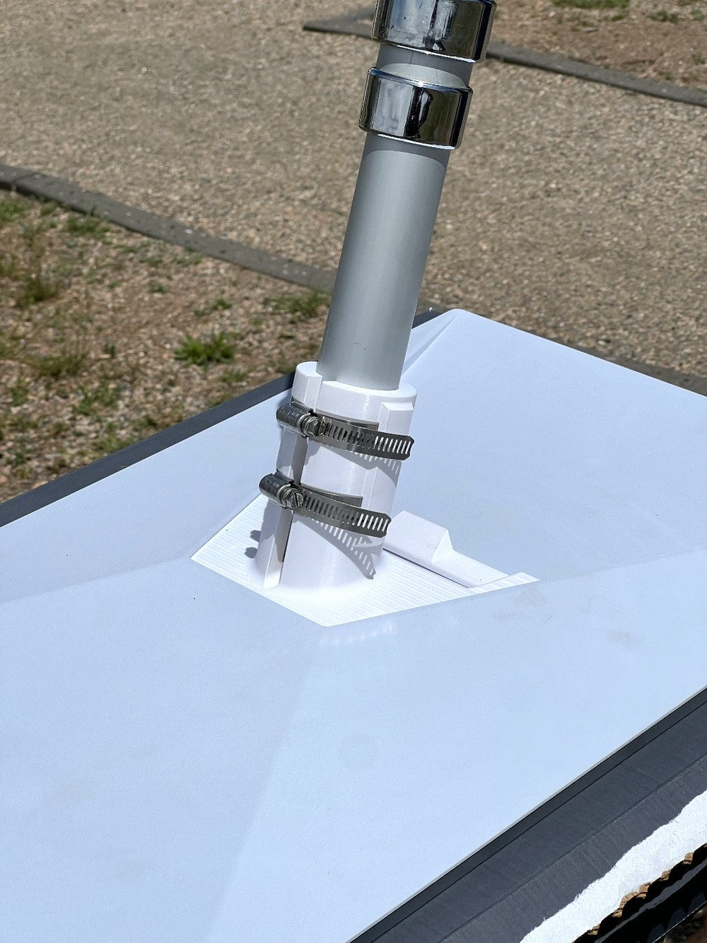 Starlink Gen3 Pole Mount -Durable Plastic Mounting Bracket for Easy Installation