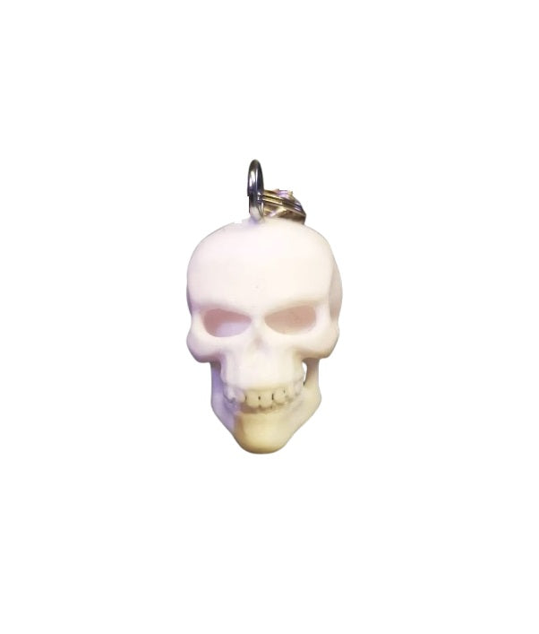 The Little Skull Halloween Keychain - Spooky Plastic Accessory for Keys and Bags