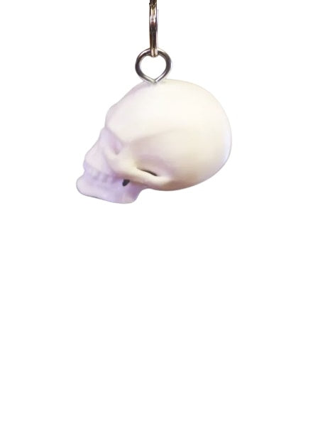 The Little Skull Halloween Keychain - Spooky Plastic Accessory for Keys and Bags