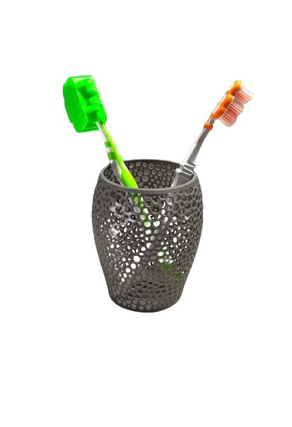 Toothbrush Holder Vornoi Plastic Cups - Reusable Dishwasher Safe Organizer