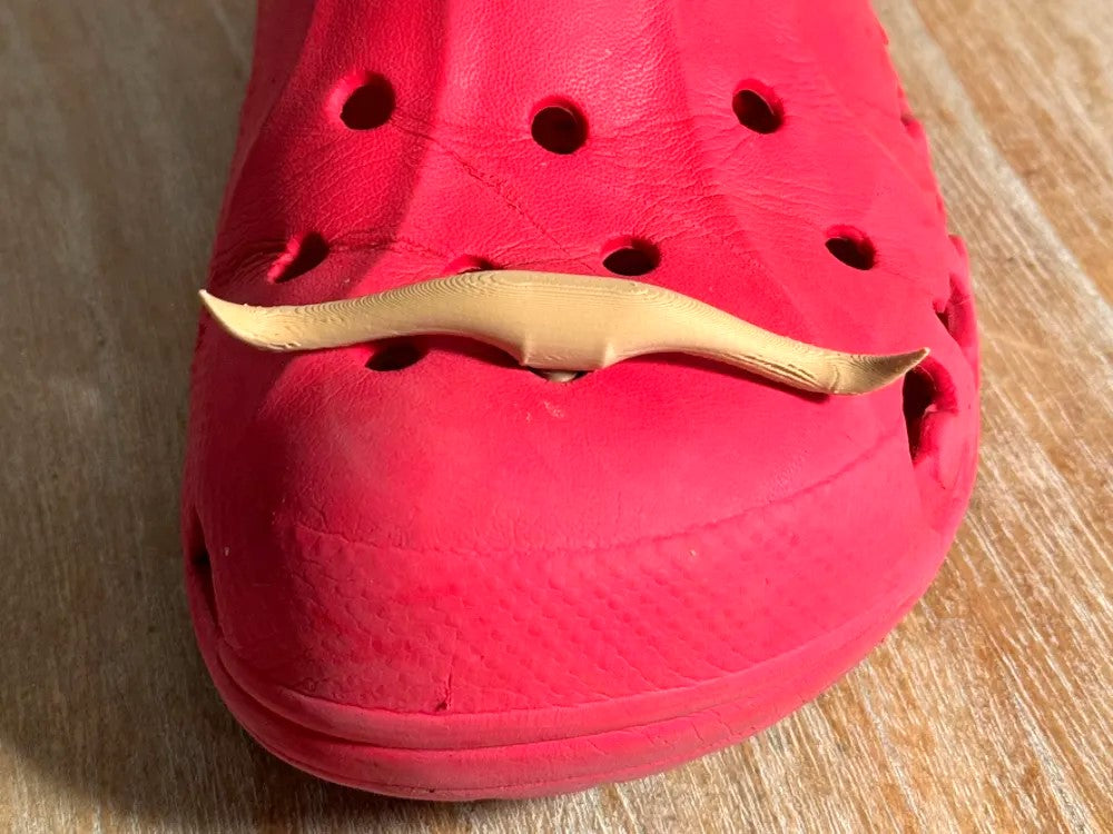 Texas Bull Horn Shoe Charms - Durable Plastic Shoe Decorations, 2 Pcs Set