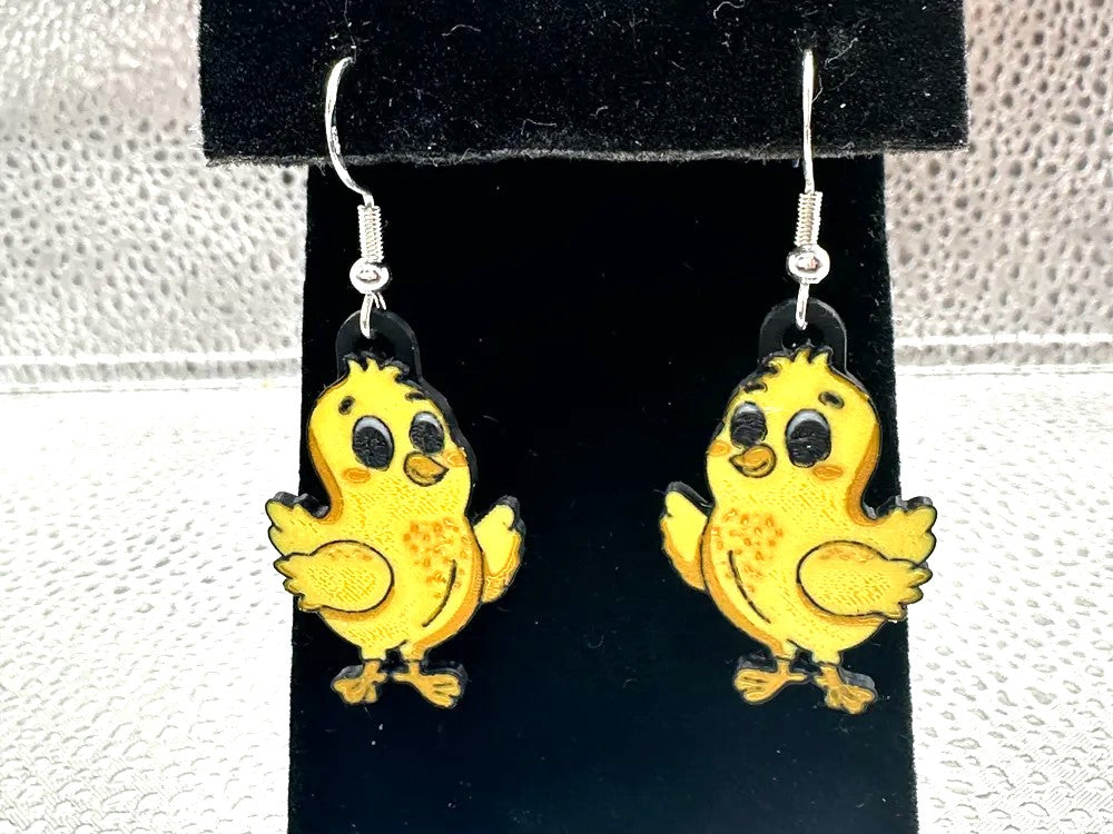 Cute Chick Yellow Earrings for Easter – Adorable Festive Jewelry for Easter