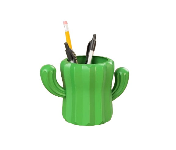 Cactus Pencil Holder for Desk for Kids, Office Decor - Cute Desk Decor Pen Pot