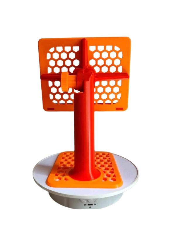 Versatile Stand for iPad & Tablets - Durable Plastic Tablet Holder for Desk