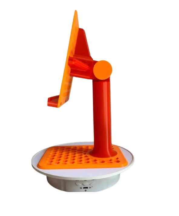 Versatile Stand for iPad & Tablets - Durable Plastic Tablet Holder for Desk