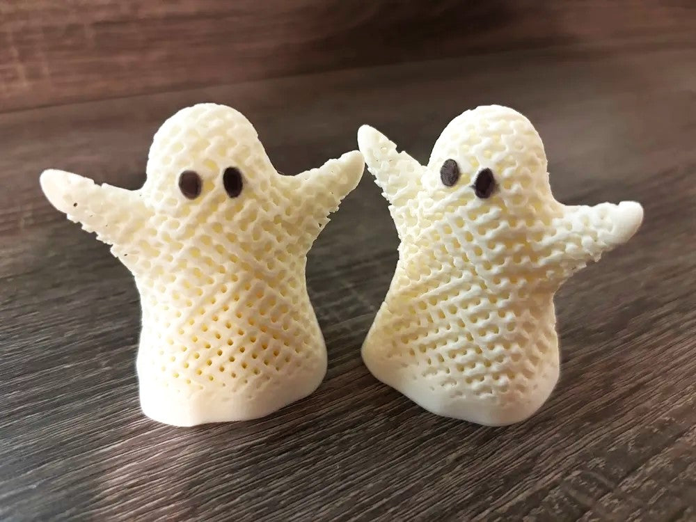 Volumetric Ghost Halloween Decoration - Spooky Indoor Decor Plastic Ghost
