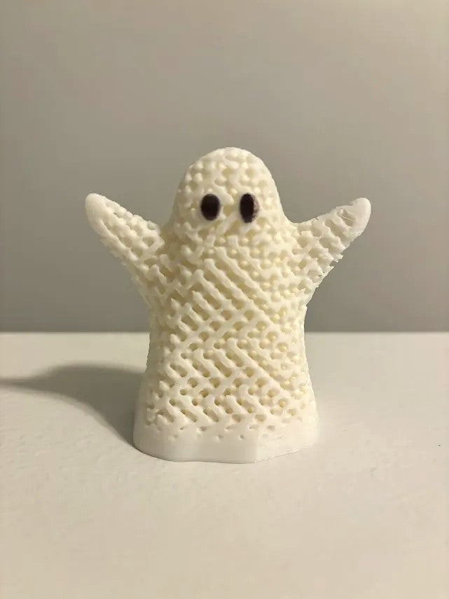 Volumetric Ghost Halloween Decoration - Spooky Indoor Decor Plastic Ghost