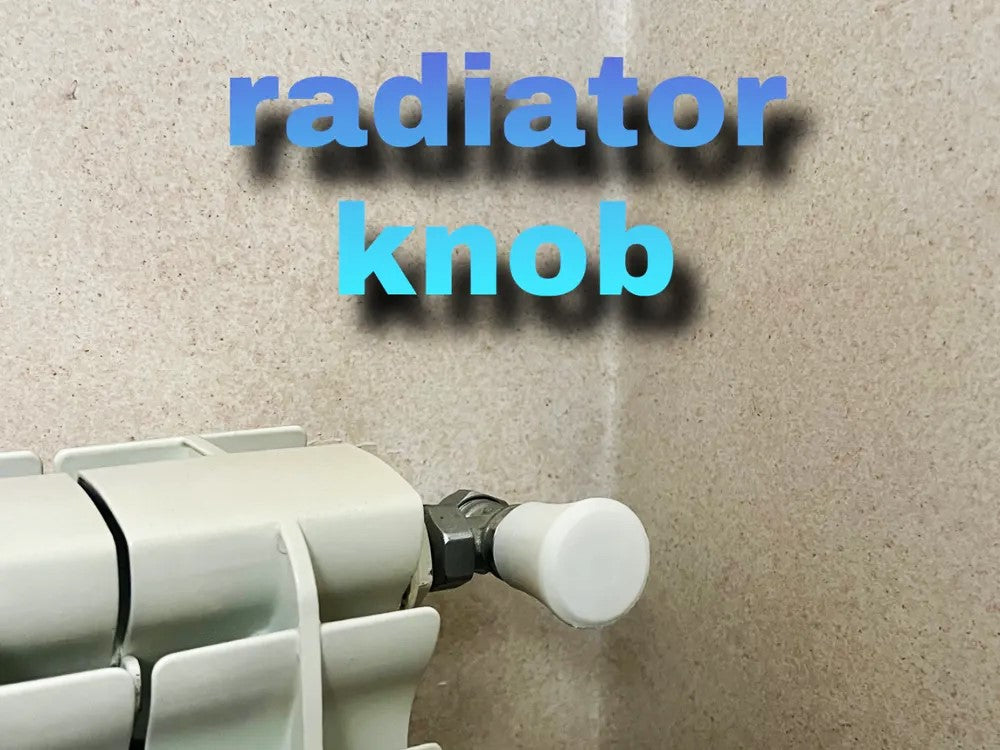 Radiator Knob - Thermostatic Valve Cover for 8mm Diameter | Durable Valve Protector