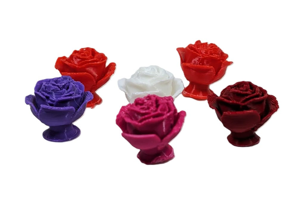 6 Pcs Rose Flower Shoe Charm for Valentine's Day – Romantic Shoe Accessories