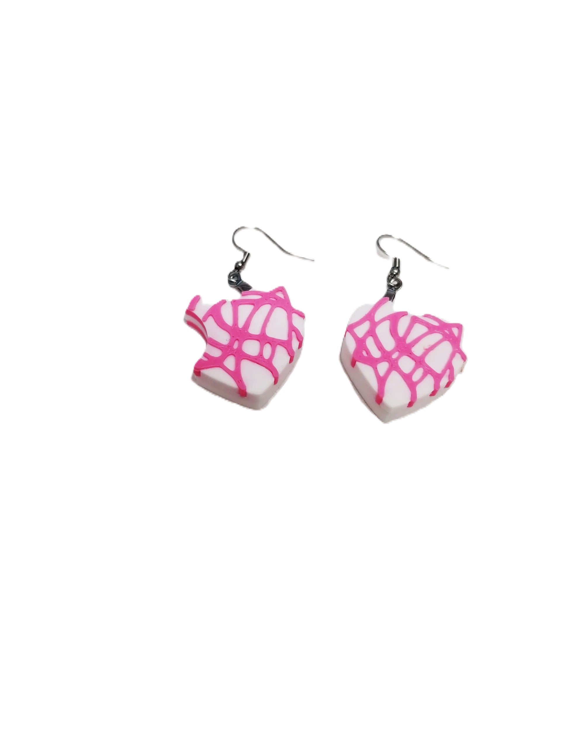 Little Debbie Valentine Heart Cake Earrings - Plastic | Valentine's Day Earrings for Gifts