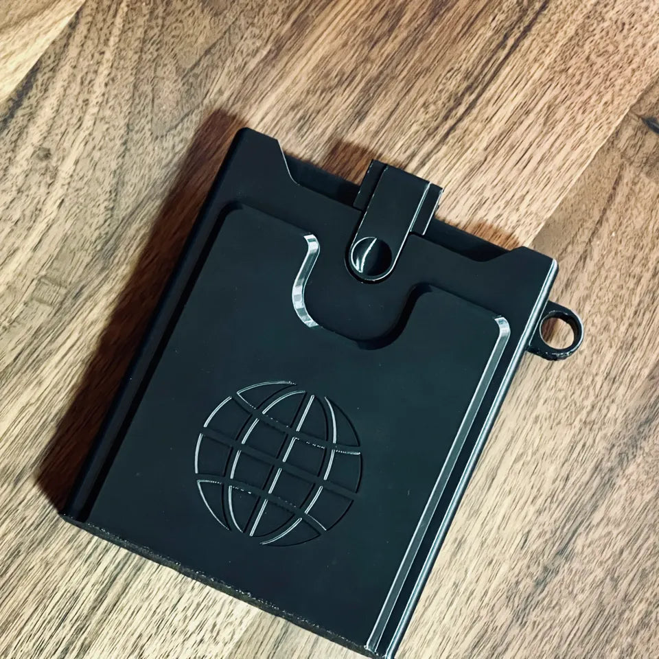 Travel Wallet Passport Holder-Passport Safe Holder with Lock-Light Weight -Black