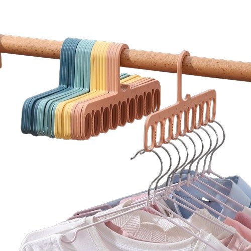 Space Saving Flexible Hanger for Socks and Clothes - Closet Storage Hangers