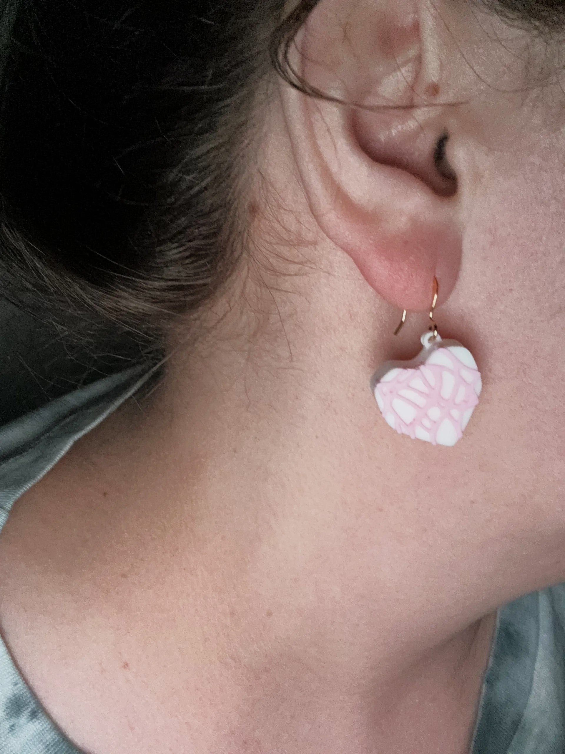 Little Debbie Valentine Heart Cake Earrings - Plastic | Valentine's Day Earrings for Gifts